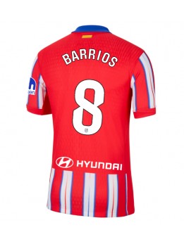 Atletico Madrid Pablo Barrios #8 Replika Hemmakläder 2024-25 Kortärmad